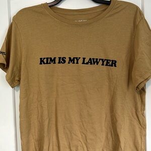 NWOT Talentless “Kim Is My Lawyer” Tee